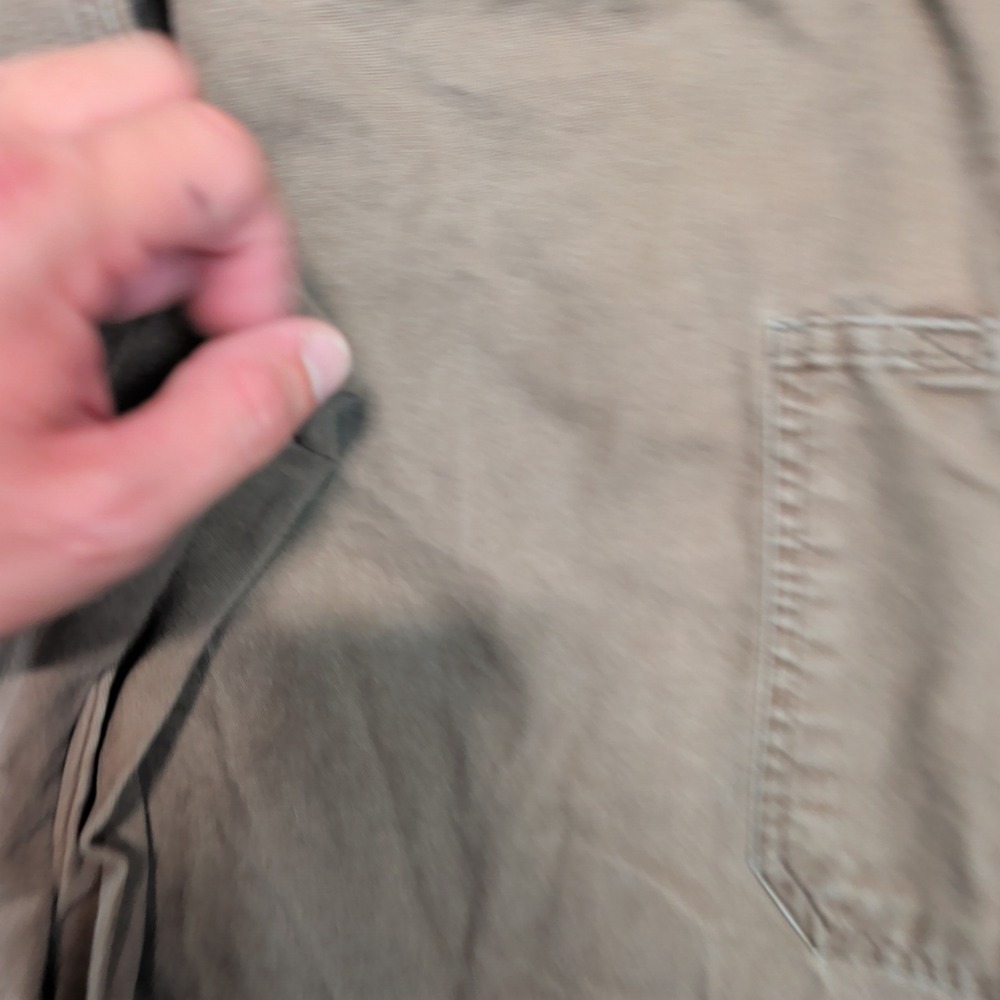 Columbia Gorpcore Utility Canvas Pants 44x32 Brown Rugged Workwear Hiking Cargo - Picture 7 of 13